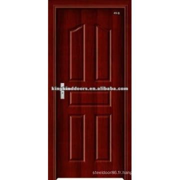 Porte en bois avec PVC portes JKD-8031 pour porte intérieure Design